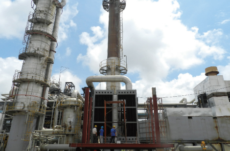 化工厂废气余热蒸气系统